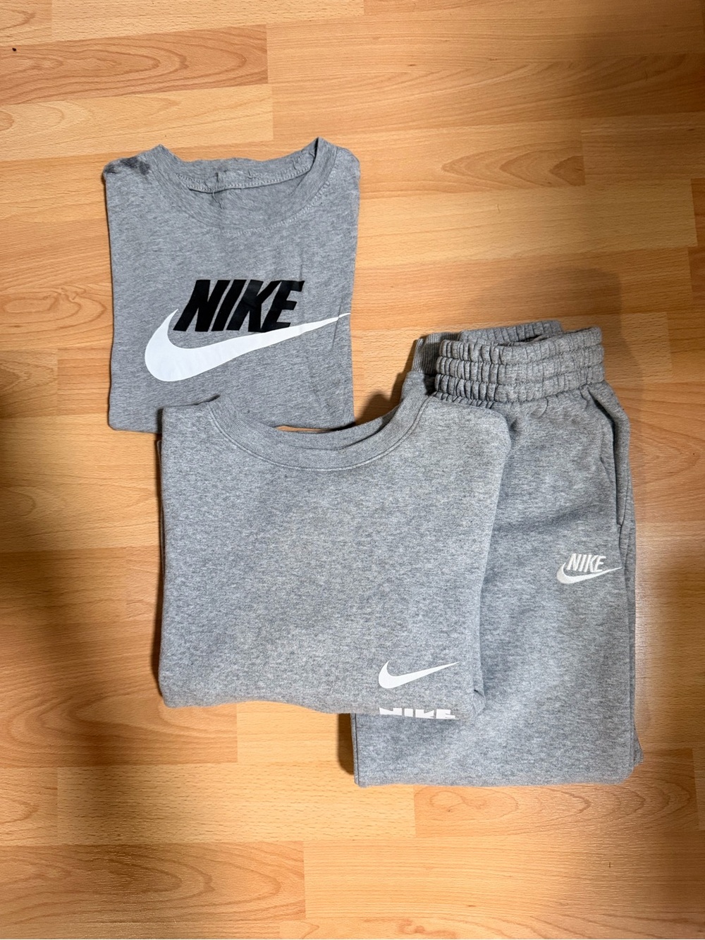 Nike Kids Grey Joggers Set